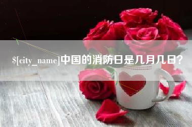 眉山中国的消防日是几月几日？