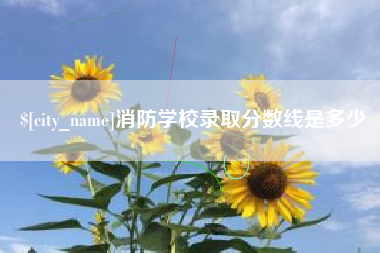 眉山消防学校录取分数线是多少