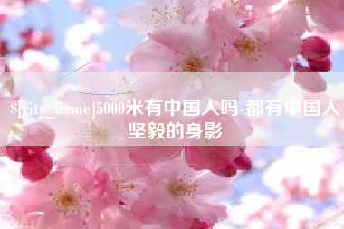 眉山5000米有中国人吗-都有中国人坚毅的身影