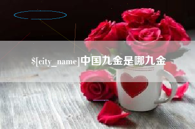 眉山中国九金是哪九金