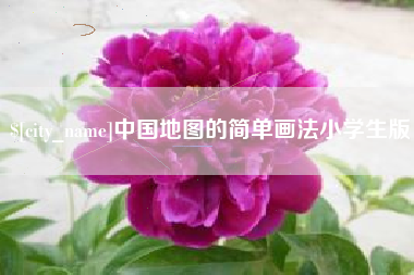 眉山中国地图的简单画法小学生版