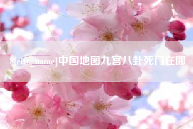 眉山中国地图九宫八卦死门在哪