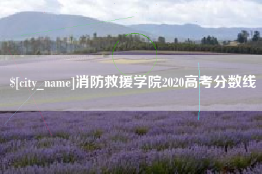 眉山消防救援学院2020高考分数线