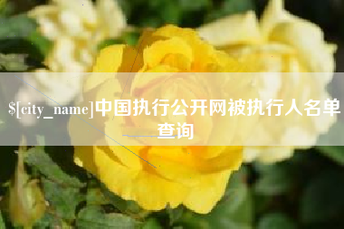 眉山中国执行公开网被执行人名单查询
