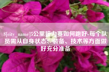 眉山5公里接力赛如何跑好-每个队员需从自身状态、装备、技术等方面做好充分准备
