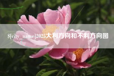 眉山2025大利方向和不利方向图