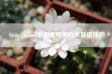 眉山中国金牌哪六金最值钱的
