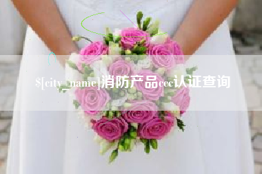 眉山消防产品ccc认证查询
