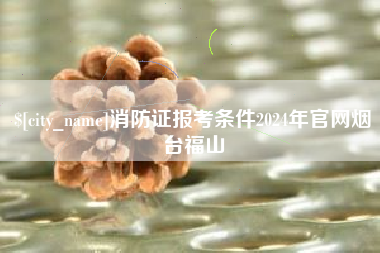眉山消防证报考条件2024年官网烟台福山
