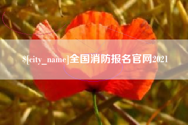 眉山全国消防报名官网2021